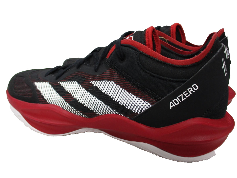 Adidas Adizero Nebraska Cornhuskers Shoes Mens Sz 9 Womens Sz 10 Black Red